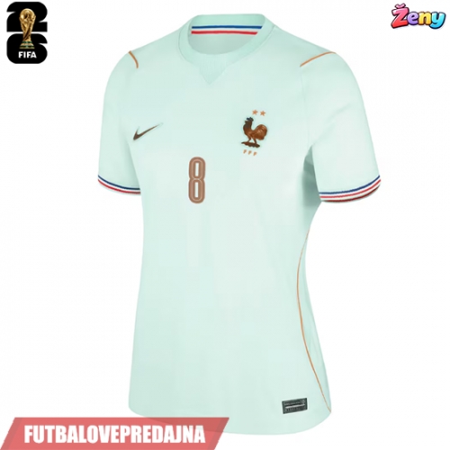 Lacne Ženy Futbalové dres Francúzsko Aurelien Tchouameni #8 MS 2026 Krátky Rukáv - Preč